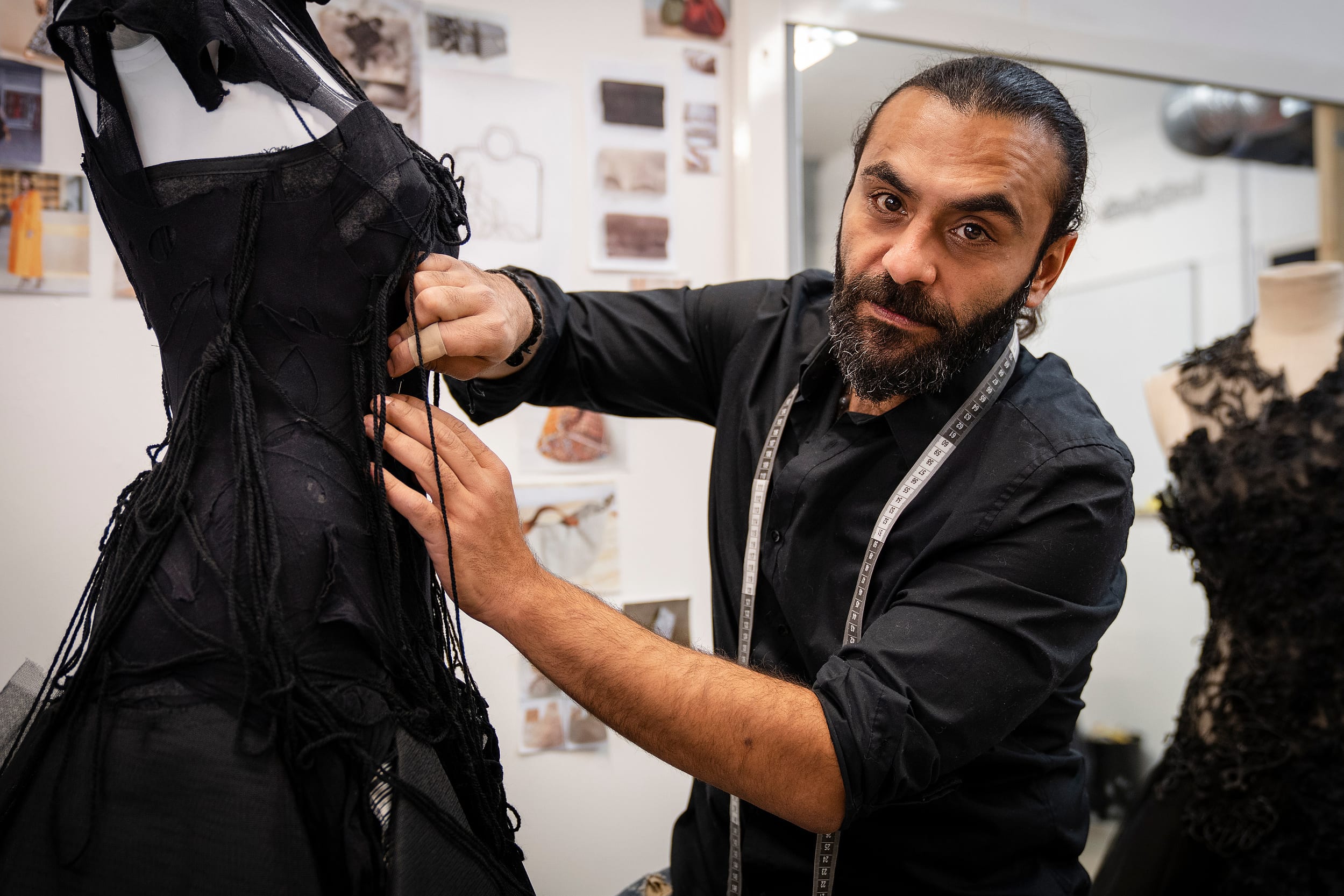 A Syrian craftsperson working in the Netherlands